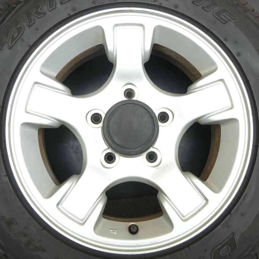 BS 175/80R16 91S ジムニー 純正 タイヤ アルミホイール 4本 BS 175/80R16 91S ジムニー 純正 タイヤ アルミホイール 4本
