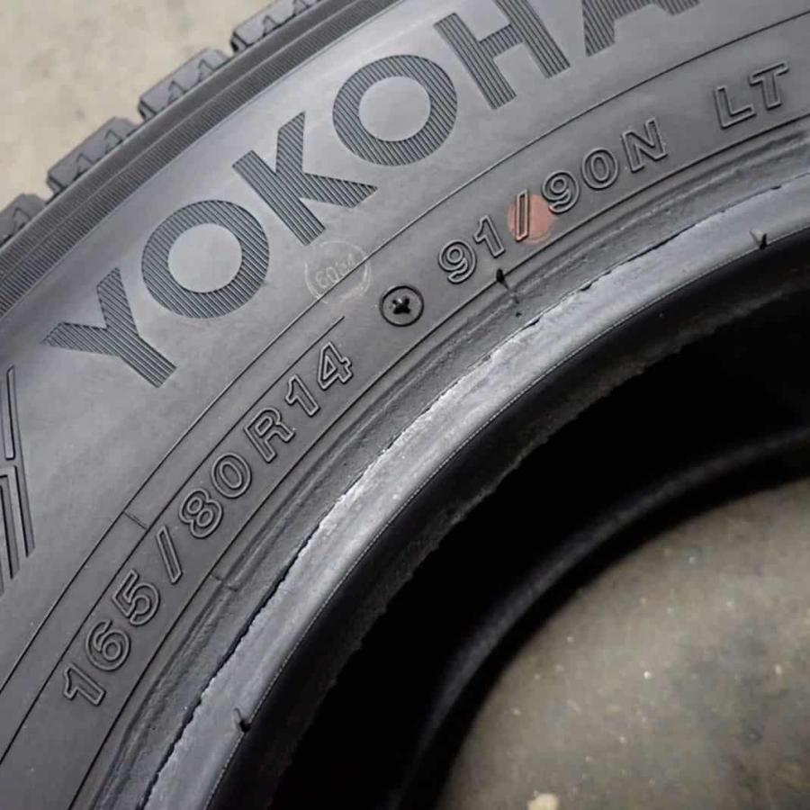 冬4本SET 会社宛 送料無料 165/80R14 91/90 LT ヨコハマ アイスガード IG91 2021年製 タウンエース プロボックス サクシード 特価 NO,Z8685の画像