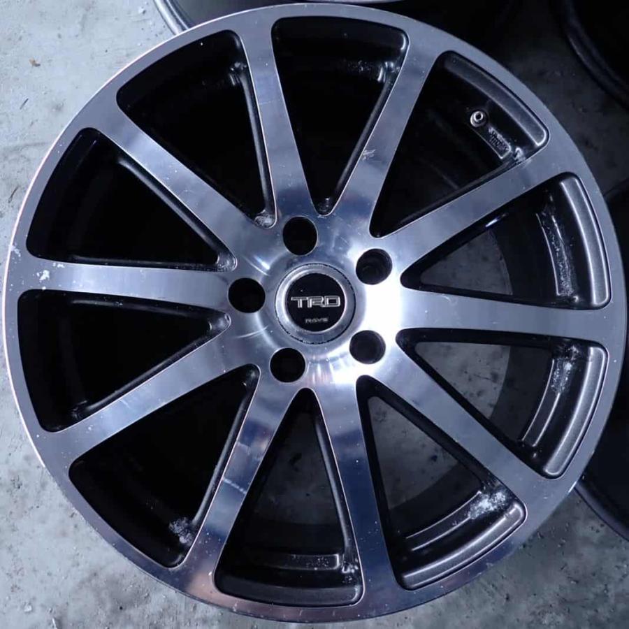 4本 会社宛送料無料 18×8J RAYS TRD TF2 アルミ 5穴 PCD 114.3mm +47 