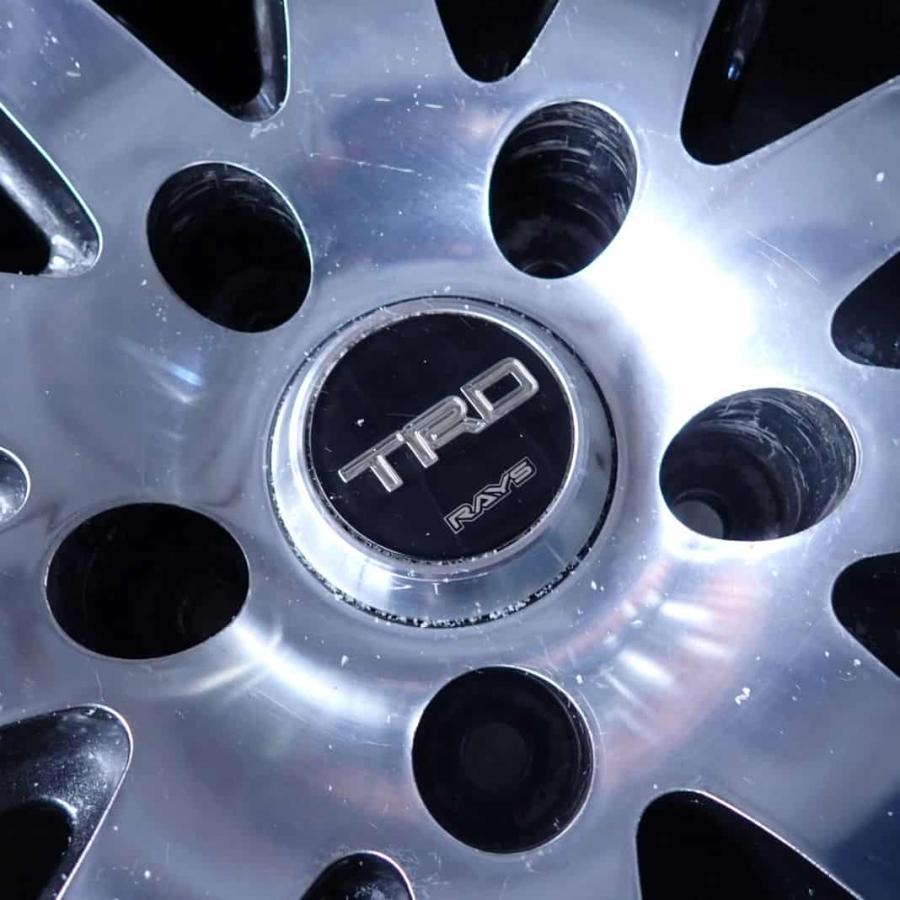4本 会社宛送料無料 18×8J RAYS TRD TF2 アルミ 5穴 PCD 114.3mm +47 