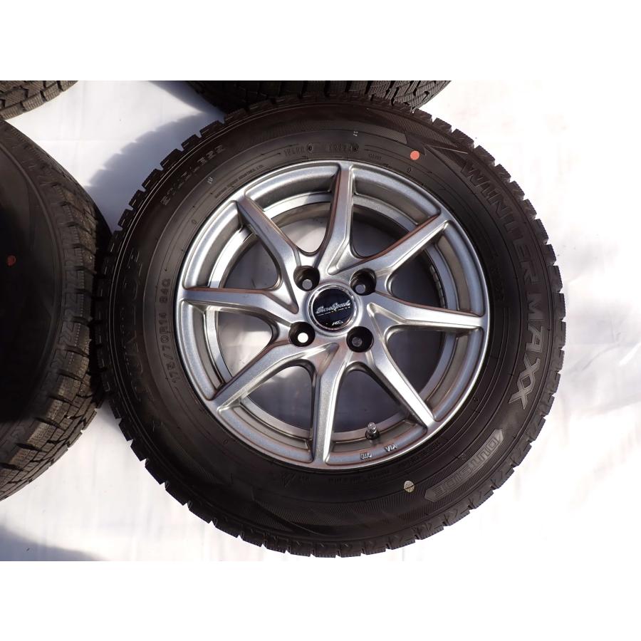 冬4本SET 会社宛 送料無料 175/70R14×5.5J 84Q ダンロップ WINTER MAXX