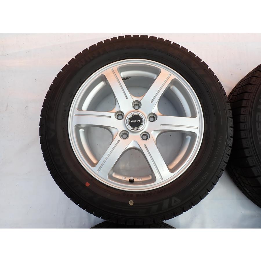 冬4本SET 会社宛 送料無料 205/60R16×6.5J 92Q ダンロップ WINTER MAXX