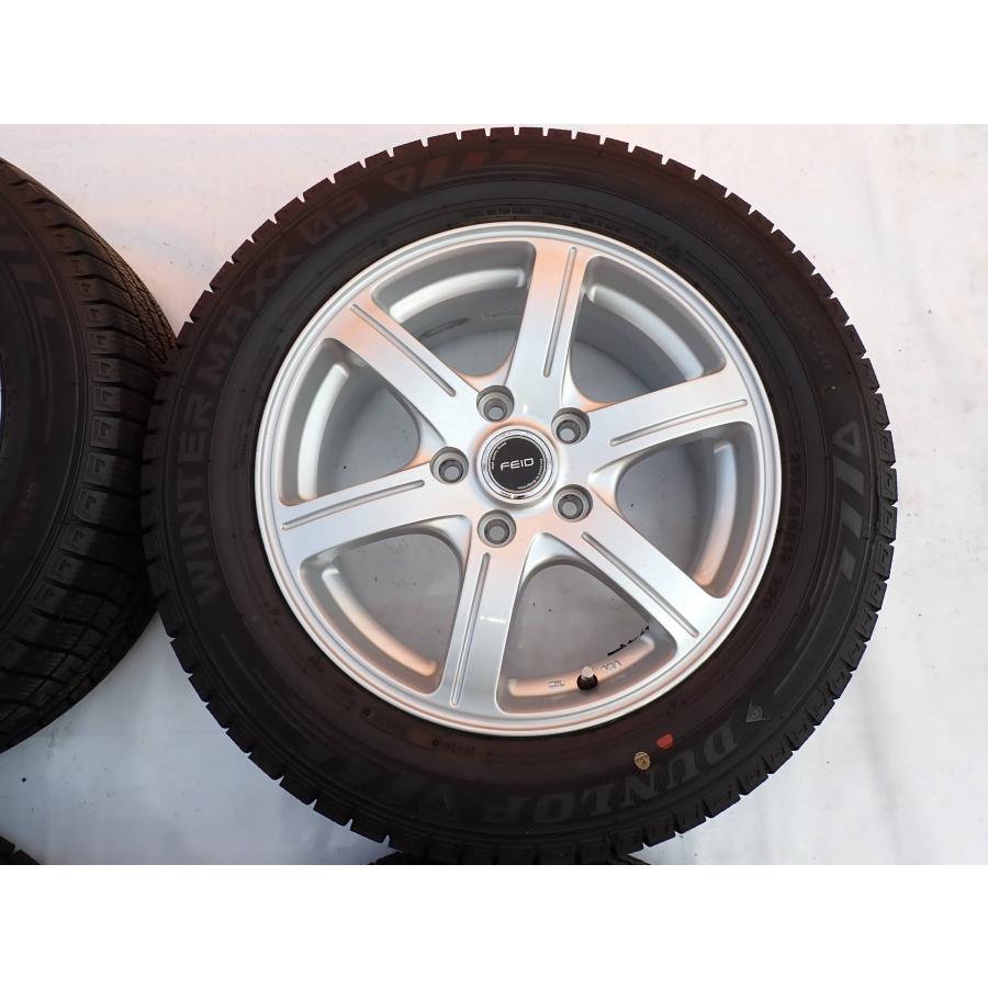 冬4本SET 会社宛 送料無料 205/60R16×6.5J 92Q ダンロップ WINTER MAXX