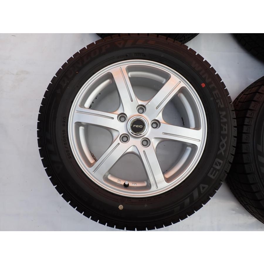 冬4本SET 会社宛 送料無料 205/60R16×6.5J 92Q ダンロップ WINTER MAXX