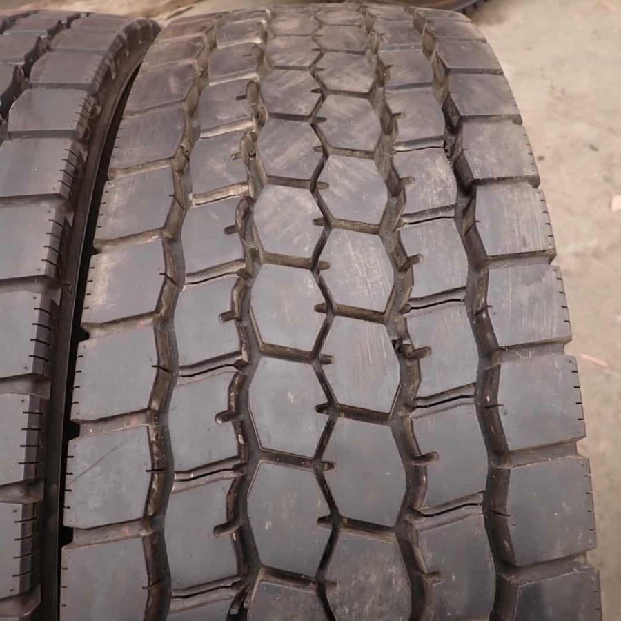 ブリヂストン　mile112 フルOH済み イボ残り MIX 夏 2本SET 会社宛 送料無料 275/80R22.5 151/148