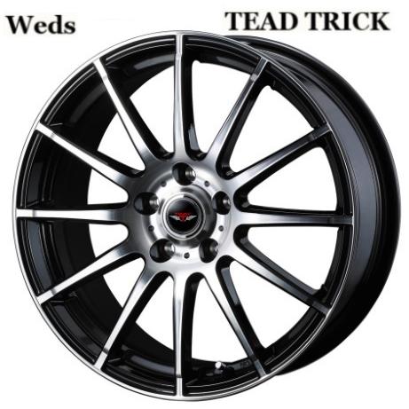新品ホイール単品4本SET送料無料 WEDS TEAD TRICK 6.0J+43 5H-100 15