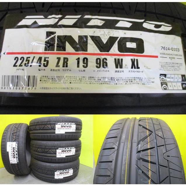 新品4本SET ROUD SCHENKER シェンカー 7.5J+53 5H-114.3 ニットー NITTO INVO 225/45R19インチ BN系 レガシィB4 RC系 オデッセイe:HEV｜tire-shop-tread｜02