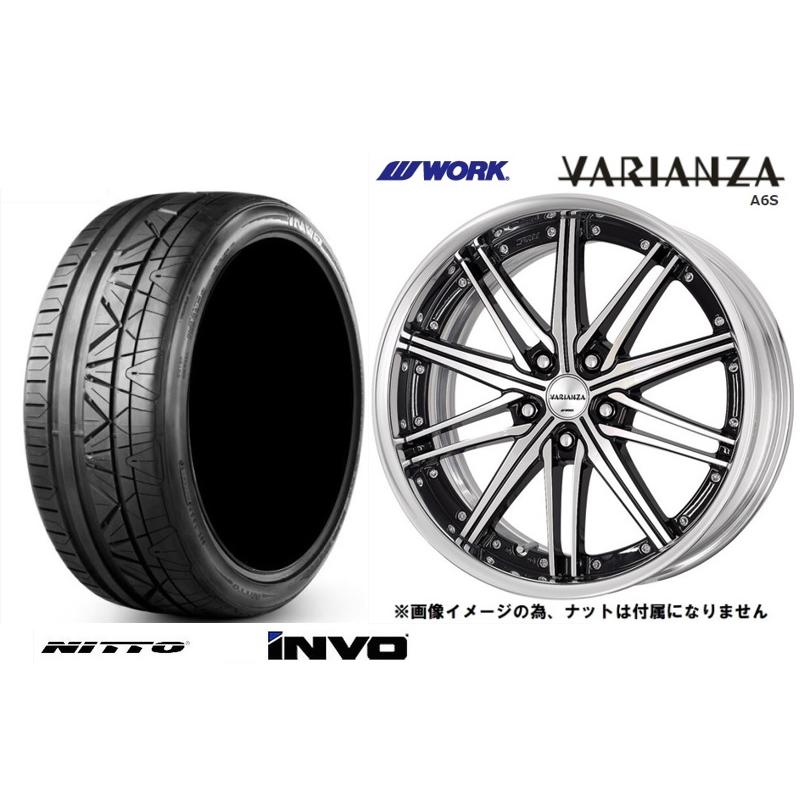 INVO 4本SET WORK ヴァリアンツァ A6S 8.0J+48 5H-114.3 INVO 4本SET WORK ヴァリアンツァ A6S 8.0J+48 5H-114.3
