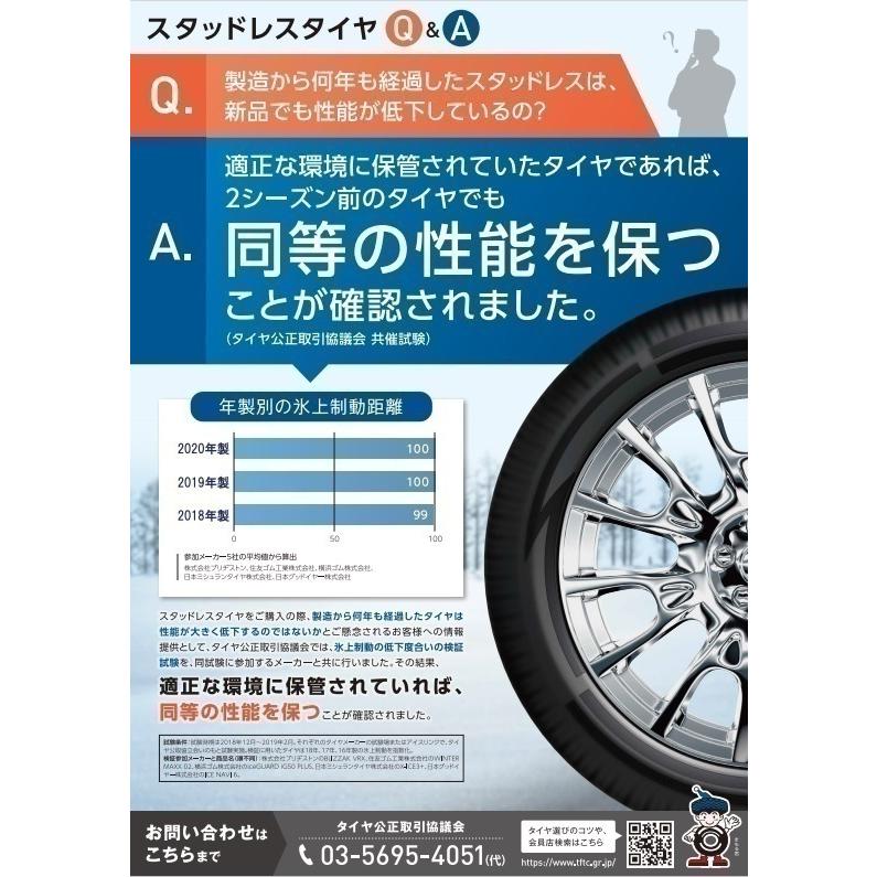 4本 ヴェネス VENES BP ダンロップ ウインターマックス03 21年 165/60R15インチ MA05系 ソリオ MR01系 ハスラー フレアクロスオーバー｜tire-shop-tread｜07