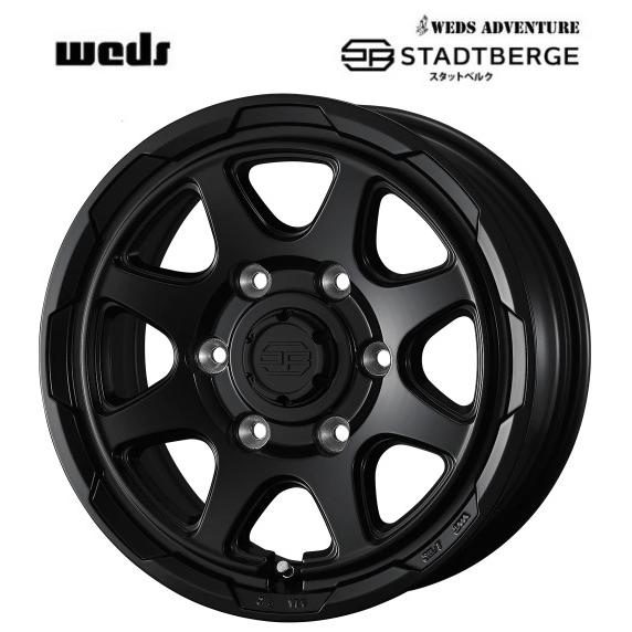 BERGアルミホイール4本セット新品タイヤ付PCD139.7 6H 15インチ 6穴