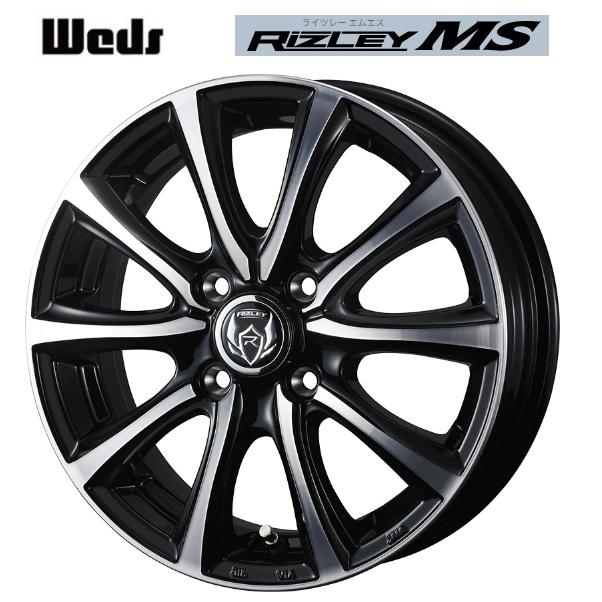 取寄せ品 新品ホイール単品4本SET WEDS ライツレーMS 5.5J+42 4H-100 