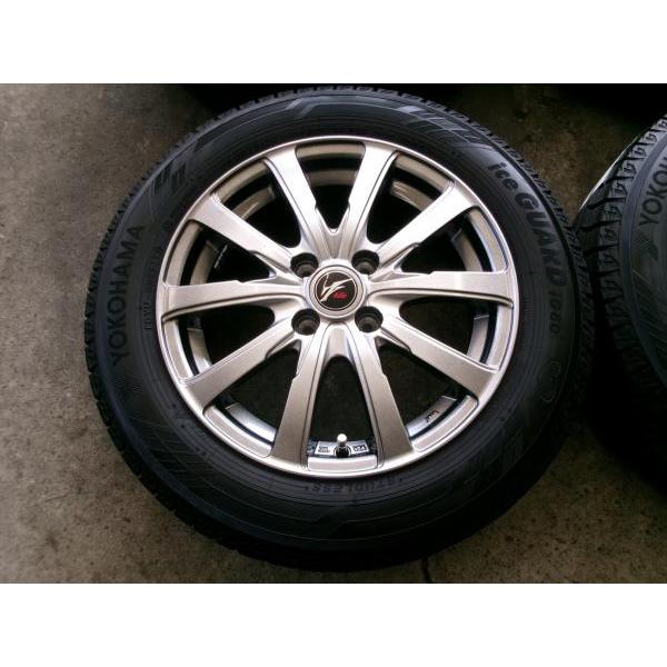 ◆2021年製国産中古スタッドレス付◆ファング + ヨコハマアイスガードiG60 175/65R15インチ◆アクアヴィッツフィールダーポルテなど｜tire-shop-tread｜02