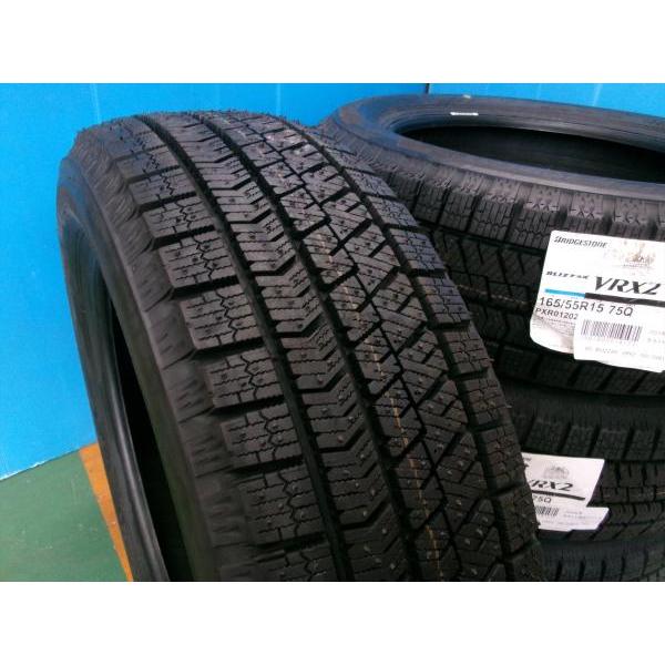 【走行少】4本　165/55r15 スタッドレス　ブリヂストン　VRX2 BRIDGESTONE ◇2023年製国産未使用スタッドレス4本セット