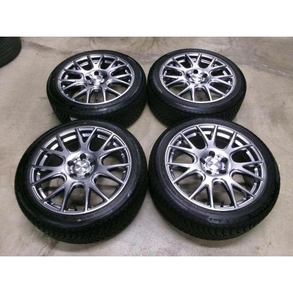 Audi ホイールとDunlop4本セット 235/55R17 DUNLOP（ダンロップ） ◇中古オールシーズンタイヤホイール4本セット