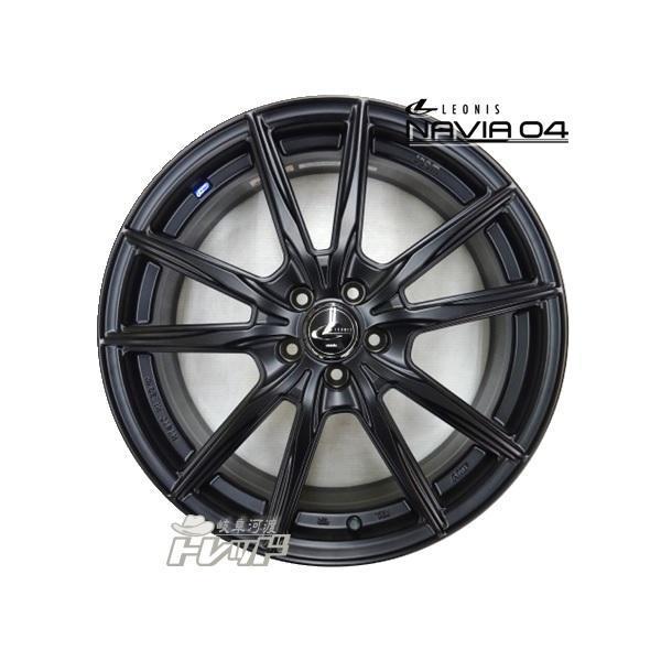 R18インチ 艶消し黒 225/40R18の4本セット