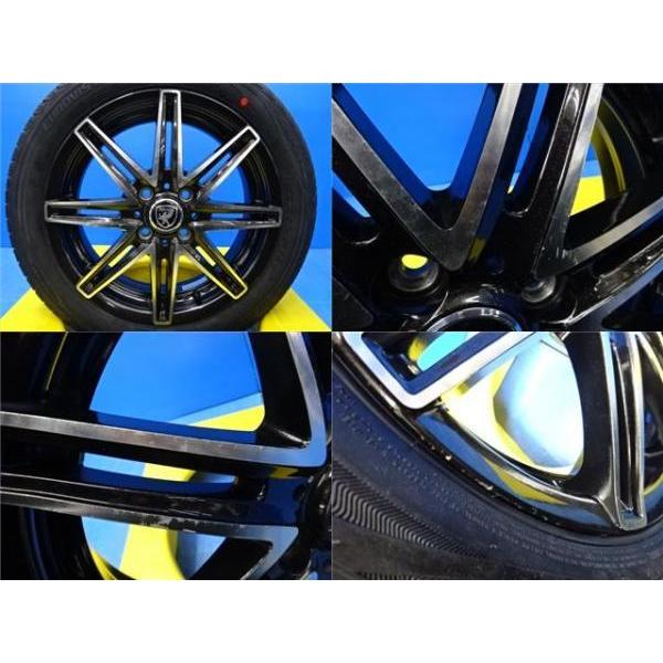 中古+新品タイヤ4本セット】JSC BROOK 15x4.5J+43 4H100 + ROADSTONE 