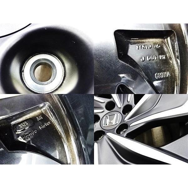 215/50R17 中古 ホンダ 純正 17インチ 7J 5H 114.3 + 新品夏