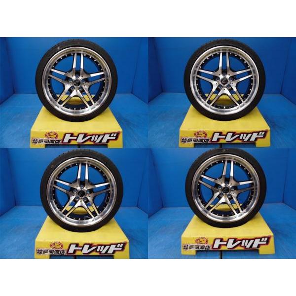 中古4本セット】FIRENZE WHEEL-Mode 337 18x8J+48 5H100 + 中古4本セット】FIRENZE WHEEL-Mode 337 18x8J+48 5H100 +