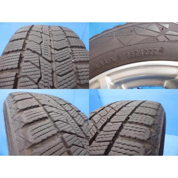 【中古スタッドレス４本セット】Weds ラビリオン 15x6J+43 4H100 + トーヨータイヤ OBSERVE GIZ2 185/65R15 bB・デミオ・MAZDA2等｜tire-shop-tread｜04