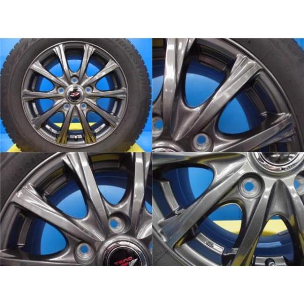 中古 ４本 冬タイヤ 195/65R15 アルミ付き ノア ヴォクシー エスクァイア70系80系 15インチ TEAD 5H114.3 Tブリヂストン ブリザックVRX2｜tire-shop-tread｜04