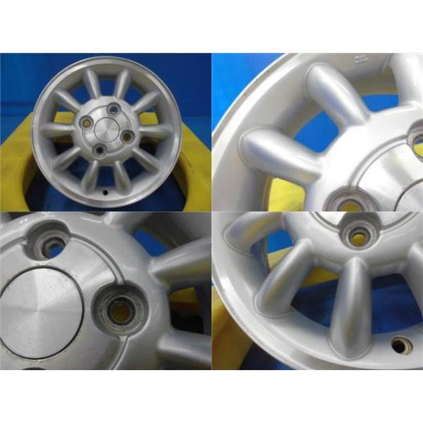 4本 新品 冬タイヤ 155/65R13 中古 アルミ付き ラパン パレット ワゴンR 等に スズキラパン純正 13インチ ブリヂストン ブリザック VRX2｜tire-shop-tread｜06