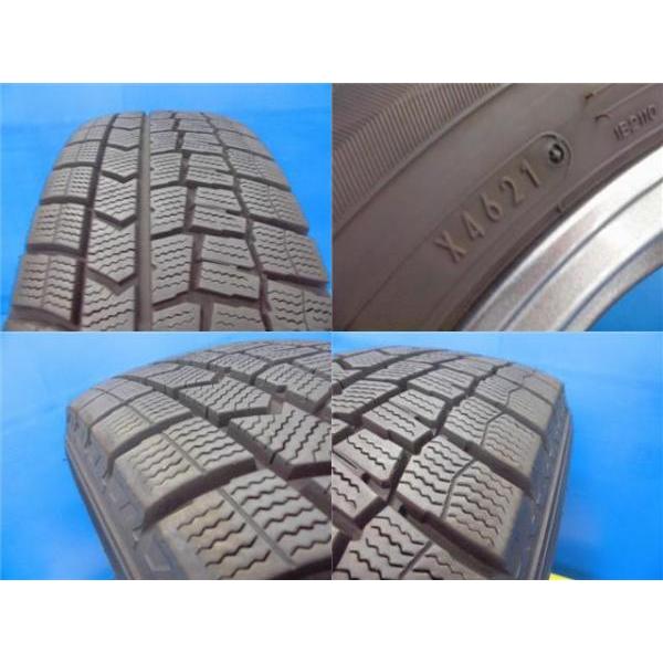 中古 冬タイヤ 185/65R15 アルミ付き ノート E12系 フリード 4穴車 に SCHNDER 15インチ ダンロップ ウインターマックス WM02 185/65-15｜tire-shop-tread｜09