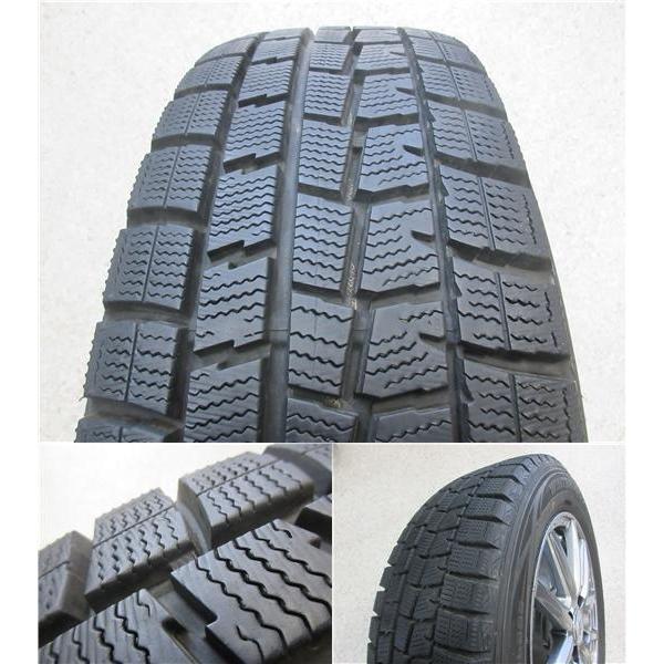 送料無料 4本 ダンロップ 185/65R15 スタッドレス タイヤ ホイール 