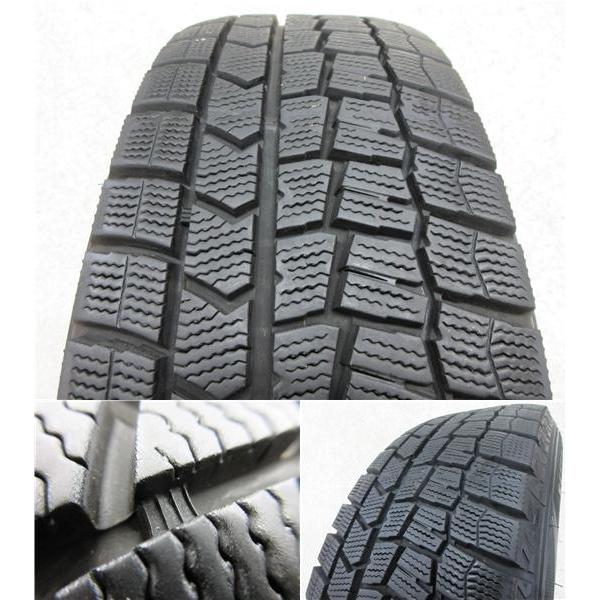 送料無料 4本 ダンロップ WM02 195/65R15 スタッドレス タイヤ ホイール セット 国産 冬 21年製 6J +43 5H 114.3 アイシス C26 C27 セレナ｜tire-shop-tread｜07