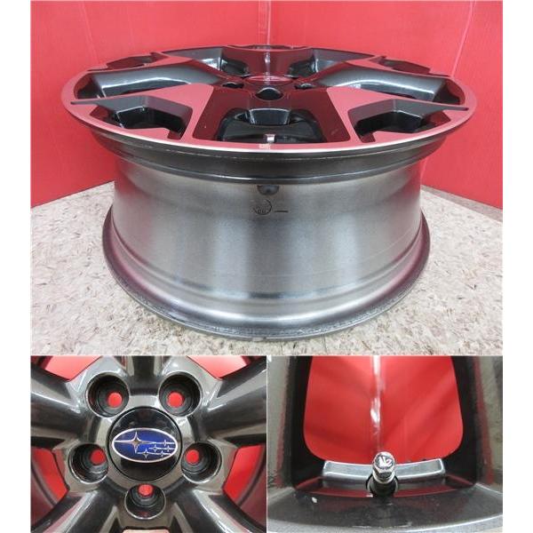 美品 中古 4本 スバル 純正 17インチ ホイール セット 7J +55 5H 美品 中古 4本 スバル 純正 17インチ ホイール セット 7J +55 5H