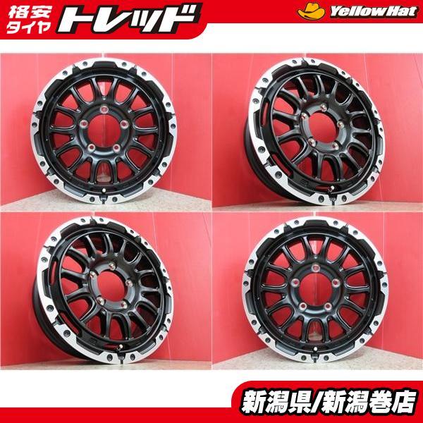 送料無料 ジムニー JB64W JB23W 4本 新品 16インチ 深リム TREAD VENES