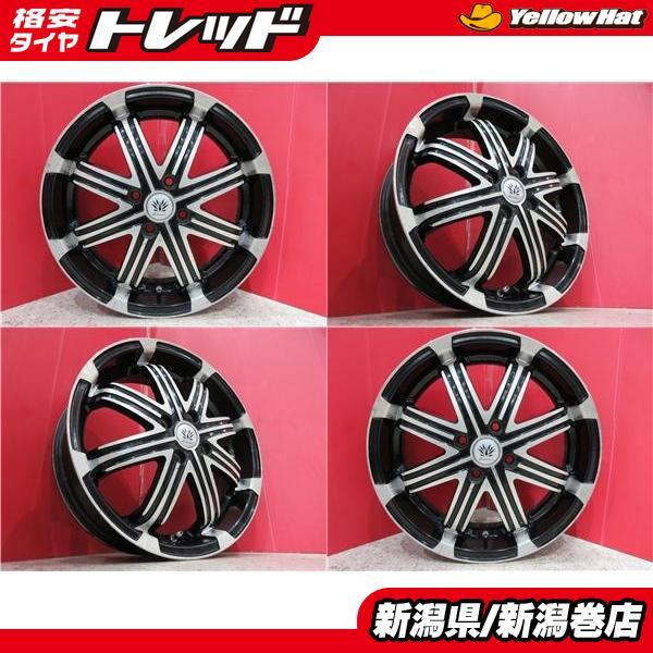 限定セット 中古 4本 レアマイスター 16インチ ホイール セット 5J +45 