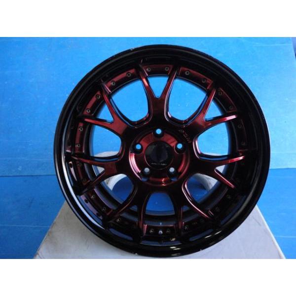 送料無料（会津店）中古 18インチアルミ エイムゲインG2M F 8J+30