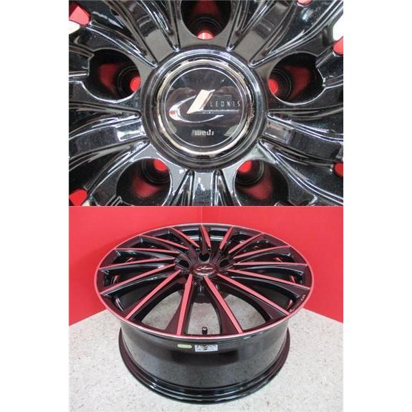 245/40R19 Weds Leonis 4本 5分山 ウェッズ