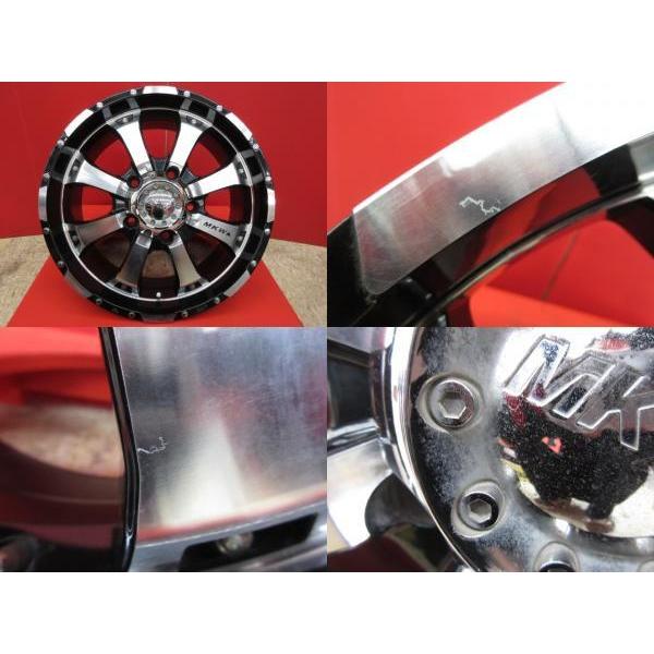 MKW MK-46 18x8.5J+52 5H-150 1本訳アリ含む中古4本セット 200系