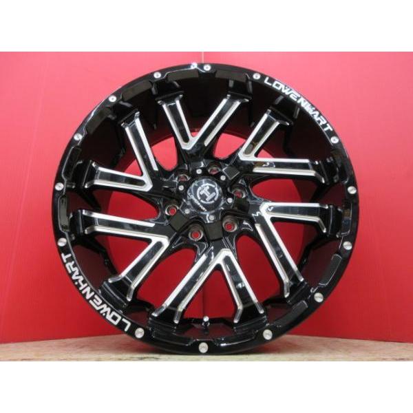 6穴 20インチ 8.5J +20 6H-139.7 AME Lowenhart GXL206 レーベン