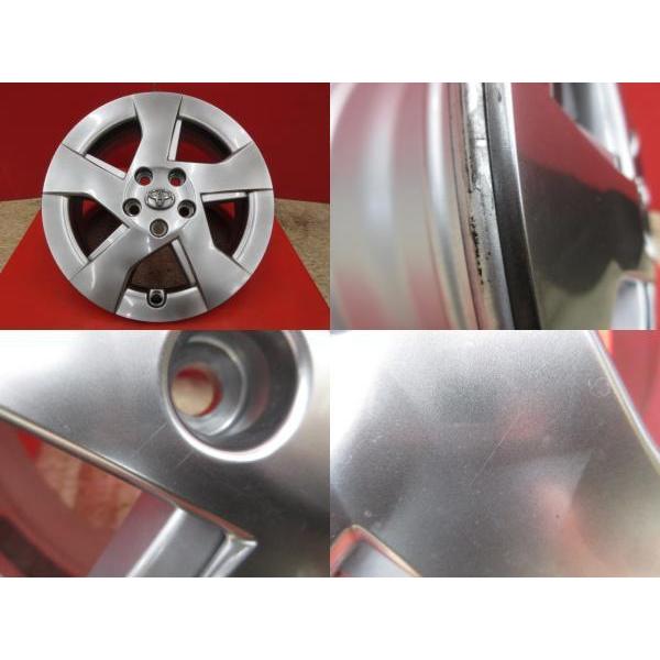 トヨタ プリウス 30系前期純正(ハイグロス)15x6J+45 5H-100 中古4本 