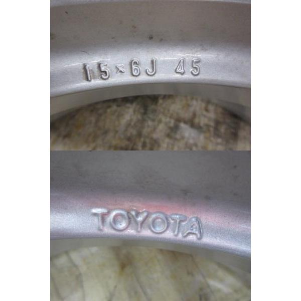 トヨタ プリウス 30系前期純正(ハイグロス)15x6J+45 5H-100 中古4本 