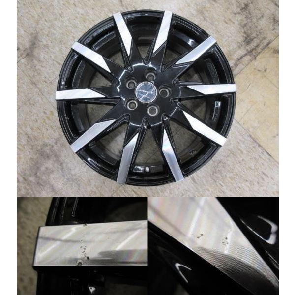 共豊 SMACK 17x7J+48 5H-100 中古4本＆GY EG01 215/45R17 新品4本セット 30〜50系 プリウス カローラツーリング インプレッサ 等に 鴻巣｜tire-shop-tread｜05