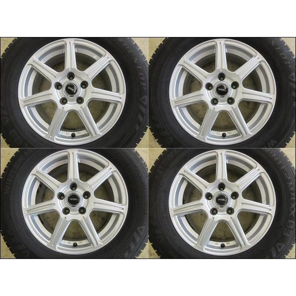 4本 215/65R16 ダンロップ WINTERMAXX 03 ウィンターマックス 国産 スタッドレス フ深溝 良品 中古 アルミ ホイール セット 埼玉 鴻巣｜tire-shop-tread｜09