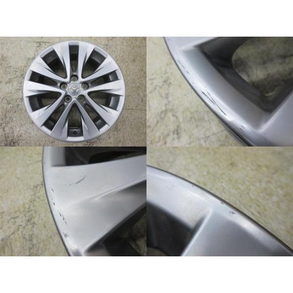 トヨタ 20系アルファード純正 18x7.5J+45 5H-114.3 中古4本セット 30系