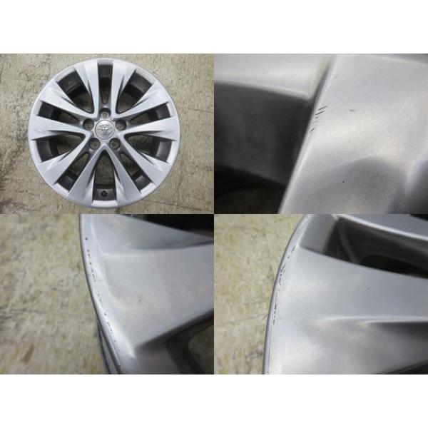 トヨタ 20系アルファード純正 18x7.5J+45 5H-114.3 中古4本セット 30系