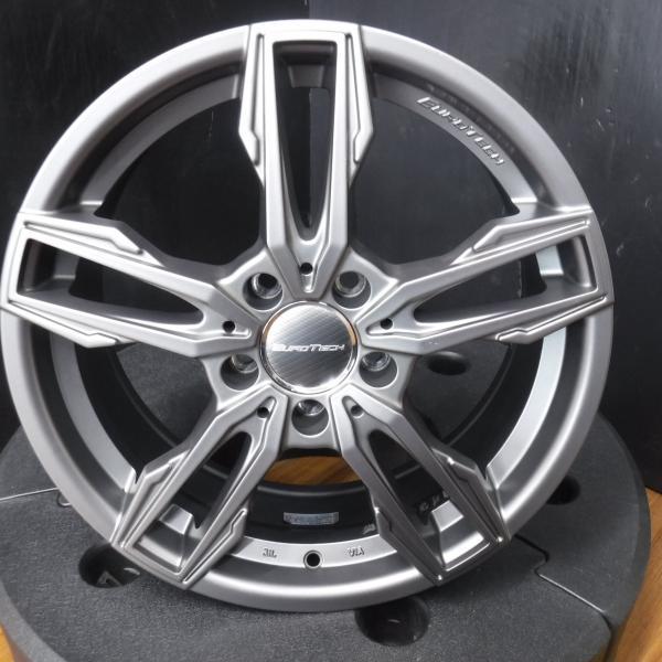 中古】 ホイール 4本セット EuroTech 17インチ 7.0J+48 5H112 ハブ66.6 
