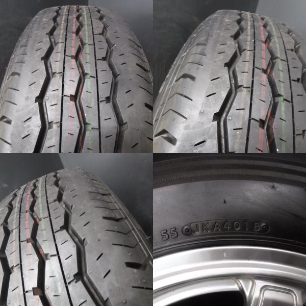 BRIDGESTONE ハイエース 送料無料 中古 タイヤ ホイール 4本 BRIDGESTONE ハイエース 送料無料 中古 タイヤ ホイール 4本
