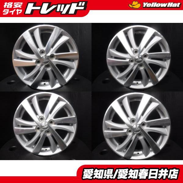 ダイハツ 純正 16インチ アルミホイール 4本セット タント ムーヴ 送料無料 中古 ダイハツ 純正 16インチ 4.5J +45 4H 100