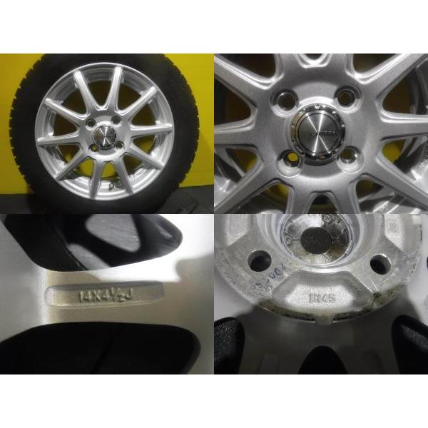 中古スタッドレス155/65R144本セット　軽自動車用　タント、N-BOX等 TOYO TIRES N-BOX タント ムーヴ 4本セット 送料無料 中古 国産