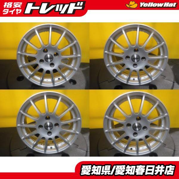 プジョー 2008 シトロエン C3 4本セット 送料無料 中古 アルミ IRVINE 