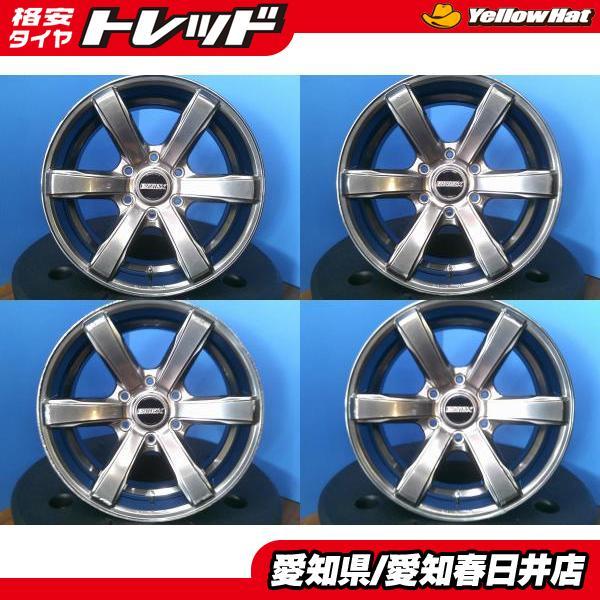 200系 ハイエース 4本セット 送料無料 中古 アルミ ESEEX type EC 18