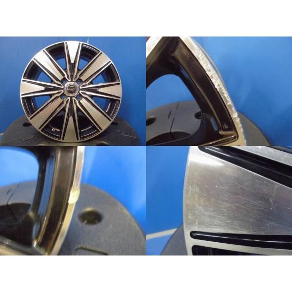 軽自動車用　17インチアルミホイール　ロクサーニ　BADX　VX　ダブルビジョン 4本 BADX ロクサーニVX 17インチ アルミホイール 4穴 PCD100 軽