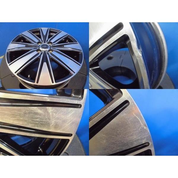 4本 訳あり BADX ロクサーニVX 17インチ 5.5J +48 4穴 PCD100 軽自動車  