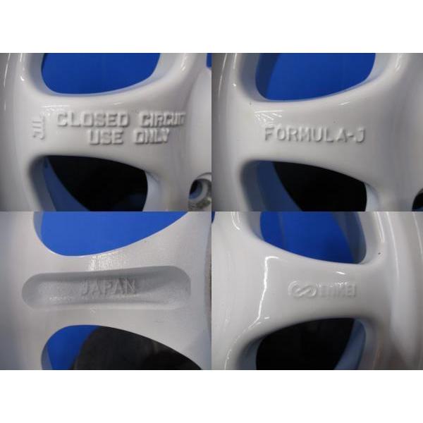 希少！ 軽量 4本 即決 ENKEI エンケイSPORT M18J 白 アルミホイール 13